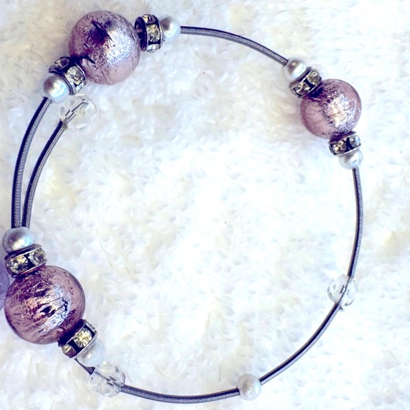 Murano Glass Bead Bracelets Trio - RedEnvelope - Picture 4 of 8